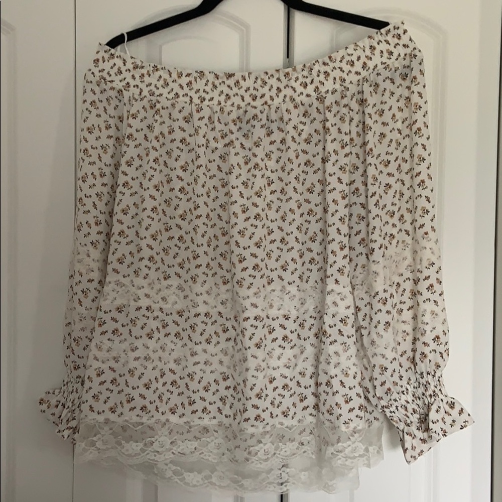 Floral Off the Shoulder Top